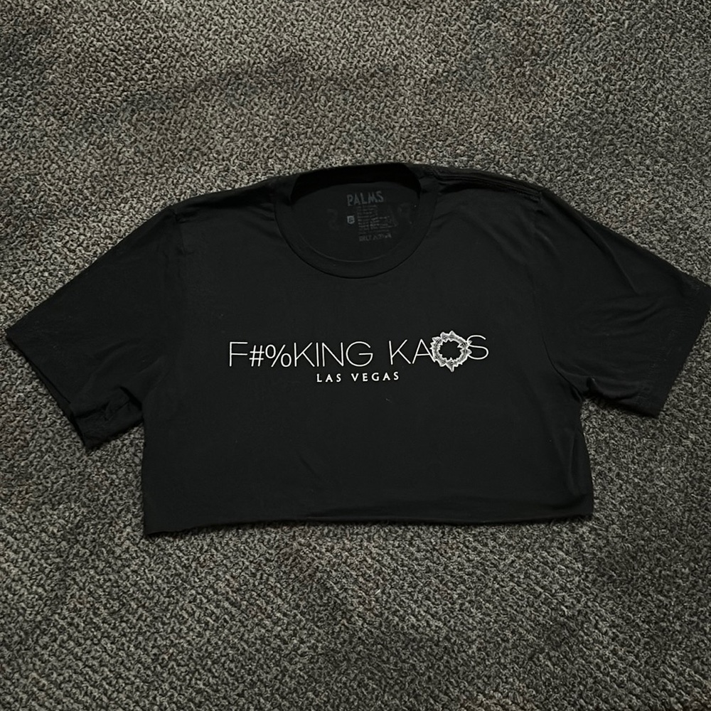 F#%KING KAOS Las Vegas Crop Top